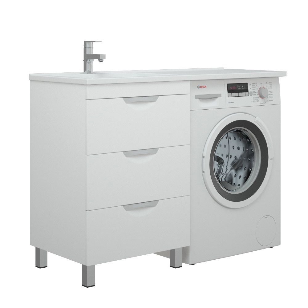 Тумба АЛИОТ 120 с местом под стиральную машину, K410962, CETUS