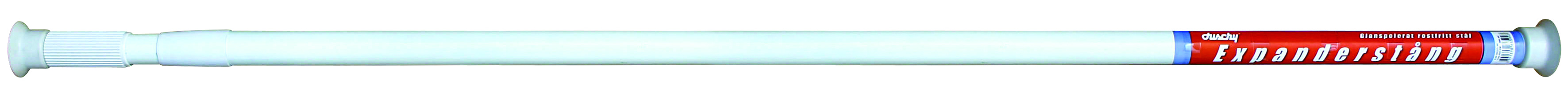 Карниз для ванной комнаты, 135-235 см, белый, CETUS, CSWT68599