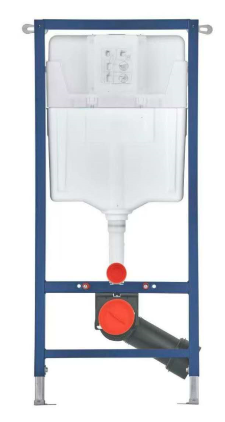 Инсталляция рамная для подвесного унитаза  с пневматическим спуском, CETUS, 008CS