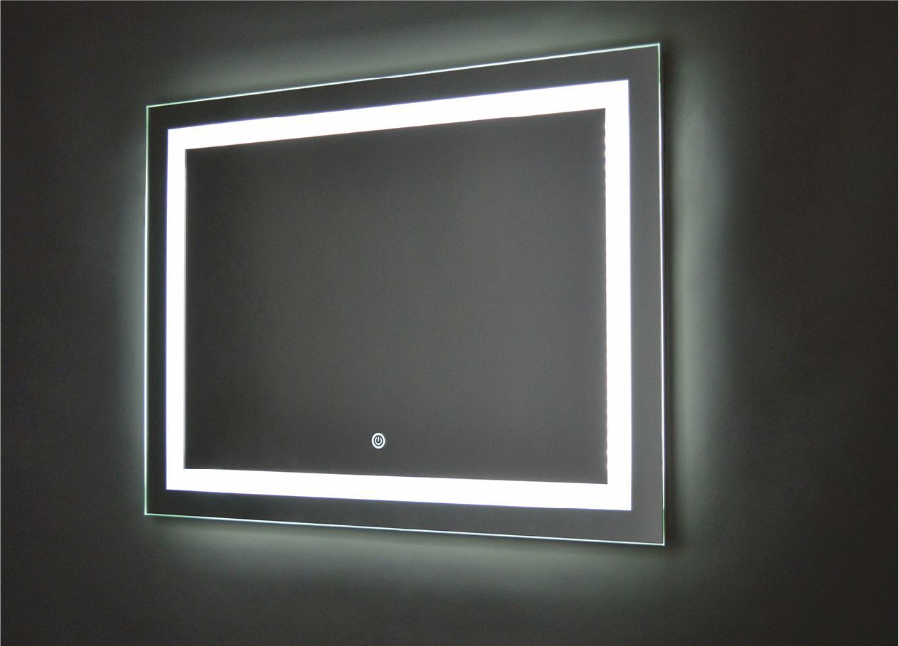 Зеркало для ванной комнаты с сенсорной A LED-подсветкой 80х60 см, БАРГО