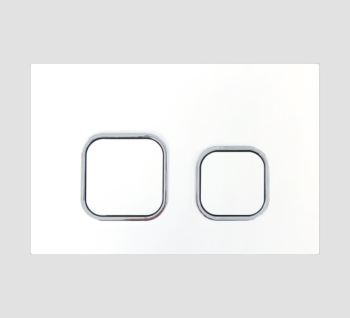 Клавиша смыва, 01 White (белая), CETUS, 01WTCS