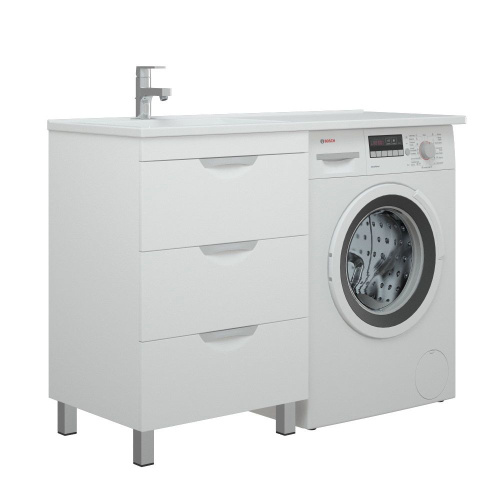 Тумба АЛИОТ 120 с местом под стиральную машину, K410962, CETUS