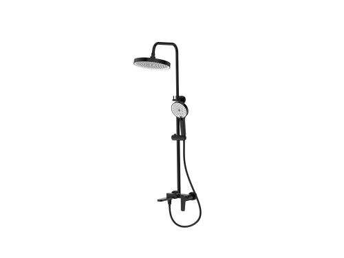 Смеситель для ванны с верхним душем, Alba Black, CETUS, CSAB128BS-07-S2185