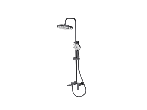 Смеситель для ванны с верхним душем, Alba Gun Grey, CETUS, CSAG128QP-07-S2185