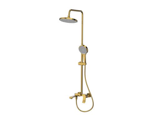 Смеситель для ванны с верхним душем, Linea Brushed Gold, CETUS, CSLBG53553GY-05-S2192