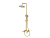 Смеситель для ванны с верхним душем, Linea Brushed Gold, CETUS, CSLBG53553GY-05-S2192