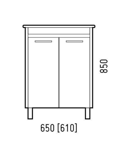 Тумба ЛОРЕНА АНТИК 65, C409115, CETUS