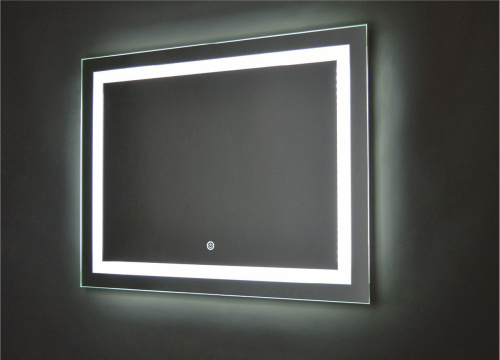 Зеркало для ванной комнаты с сенсорной A LED-подсветкой 80х60 см, БАРГО